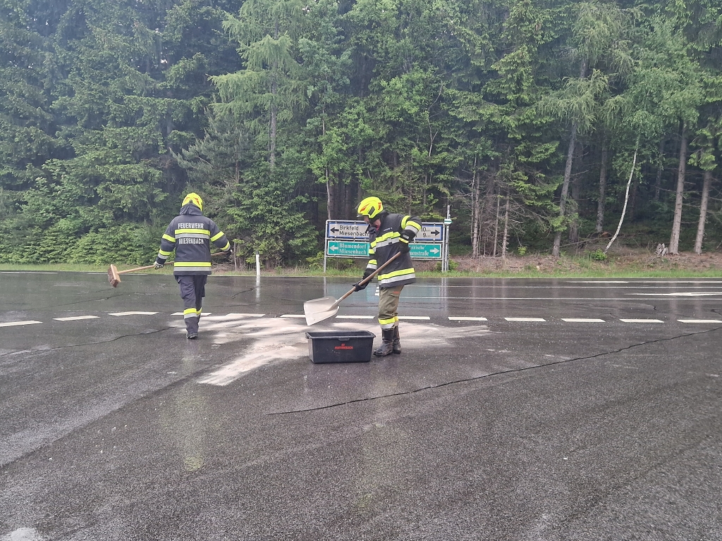 Ölbindearbeiten