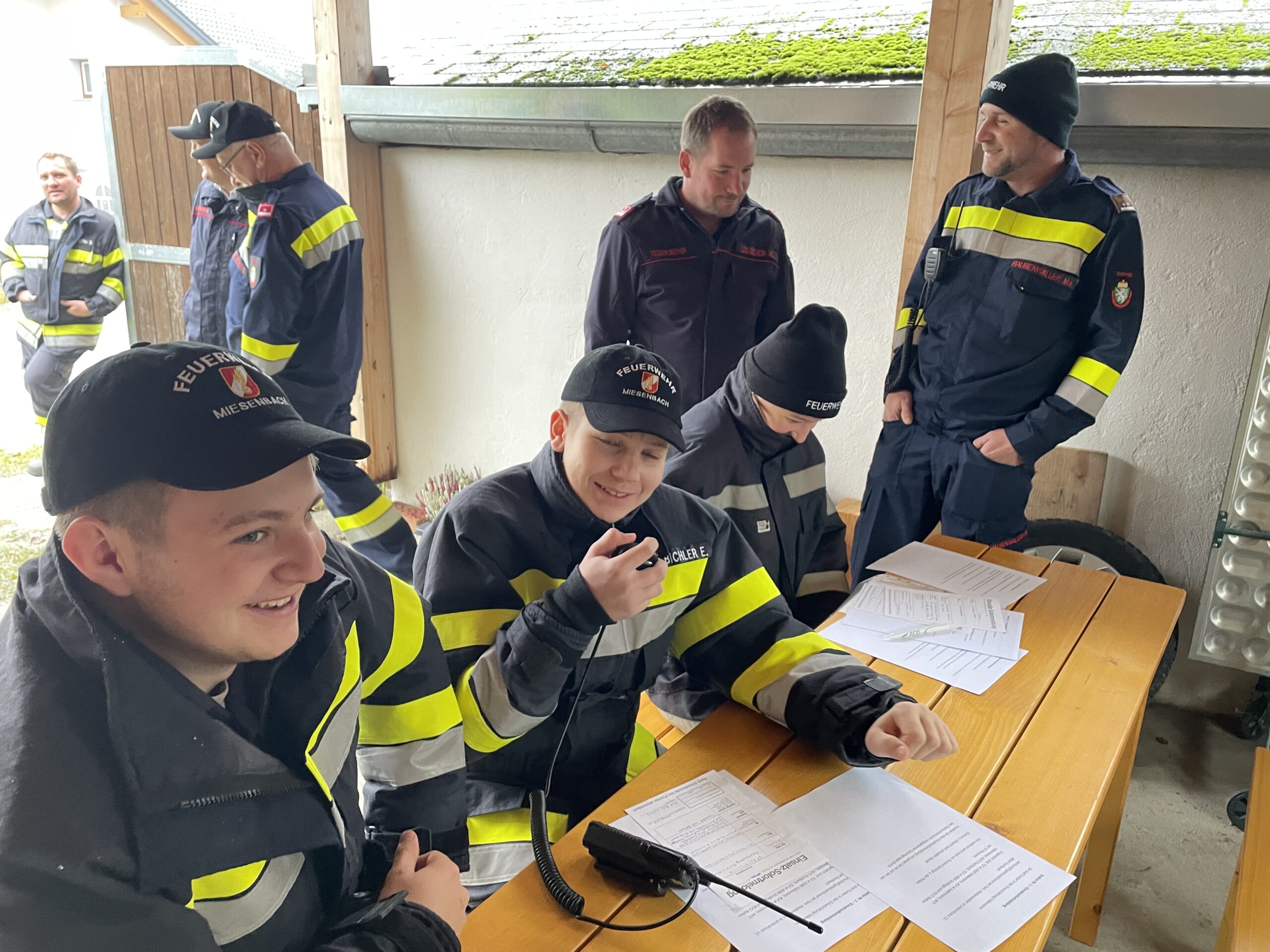 Abschnittsfunkübung im Löschbereich der FF Falkenstein